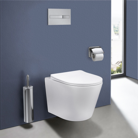 Унитаз подвесной безободковый Vincea Piatti VT1-11 белый, с сиденьем микролифт